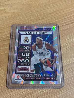 2025-26 Panini Contenders Euroleague Guerschon Yabusele Game Ticket like new