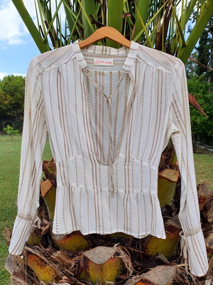 Stella Nova μπλούζα μεταχειρισμένη, 100% βαμβακερό, άσπρη, μέγεθος S