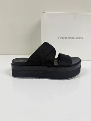 Calvin Klein Jeans Flatform Sandal new, size 39, black