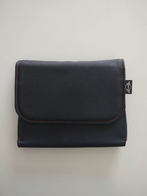 Mini Cooper manual case black with orange stitching