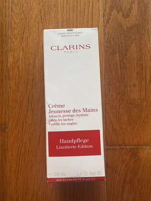 Clarins Hand & Nail Treatment Cream 100ml Limited Edition new, sealed