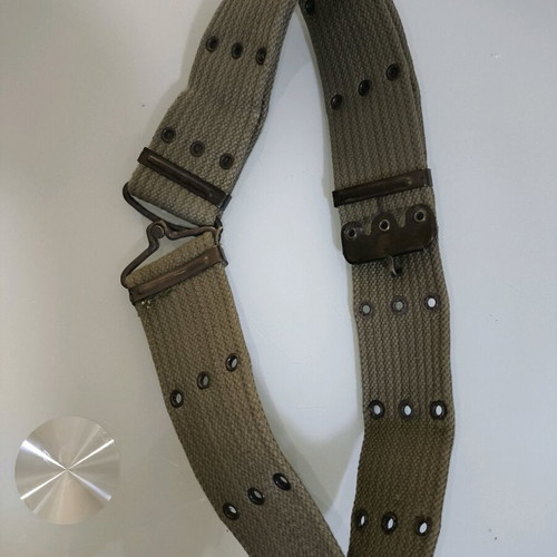 AT ES belt canvas new, adjustable green