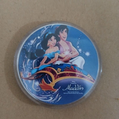 Disney Aladin pin new, 6x6 cm diameter