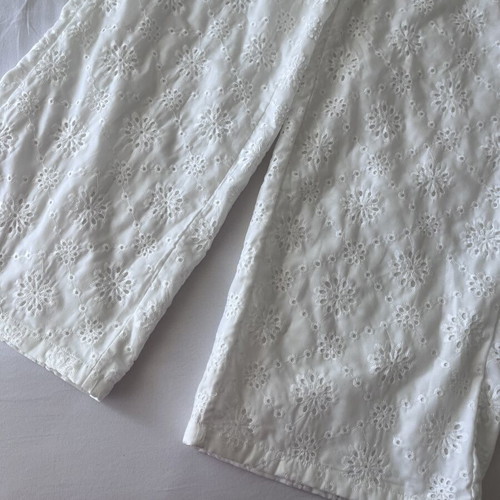 Missguided white embroidered jumpsuit