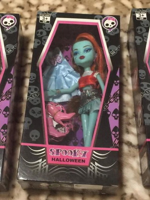Spooky doll collection pack of 3 new