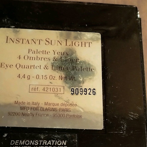 Clarins eyeshadow palette like new