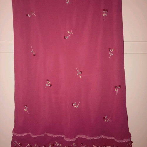 Satin silk pink midi skirt XXL like new, Debenham's Edina