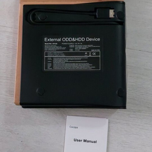 Cocopa BT638 External USB 3.0 CD/DVD Writer New
