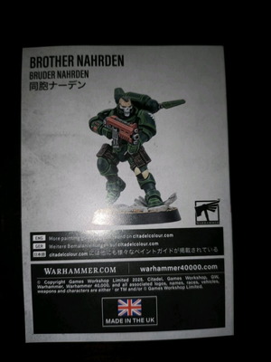 Space Marine Heroes Brother Nahrden Warhammer 40k new