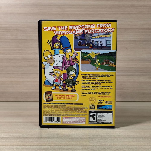 The Simpsons Game PS2 used, complete American NTSC