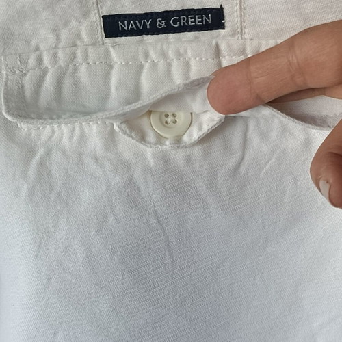 Navy & Green White Men's Bermuda Shorts like new, size 50