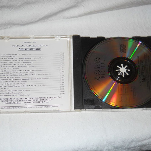 Wolfgang Amadeus Mozart Meisterwerke CD like new, classical