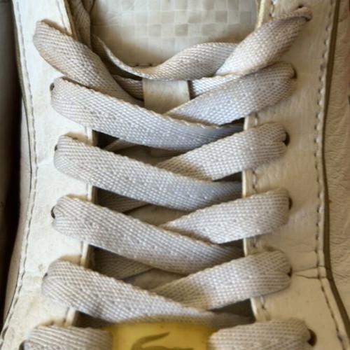 Lacoste sneakers size 39 used, white
