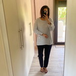 Sweatshirt with pearls OS