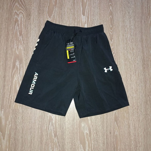 Under Armour reflective shorts, black, size M