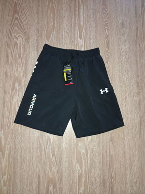 Under Armour reflective shorts, black, size M