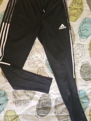 Παντελόνι φόρμας Adidas S μαύρο σαν καινούργιο με φερμουάρ