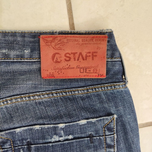 Staff blue denim jeans like new, size L 40 12