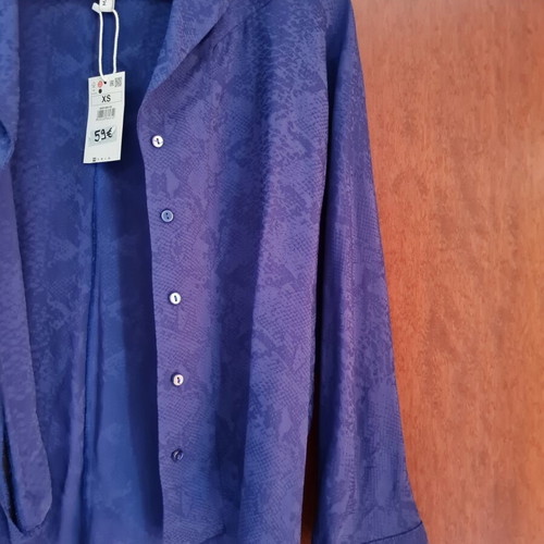Mango shirt new, blue, viscose, sizes S and M