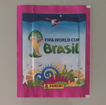Panini Fifa World Cup 2014 Brazil sticker pack, pink