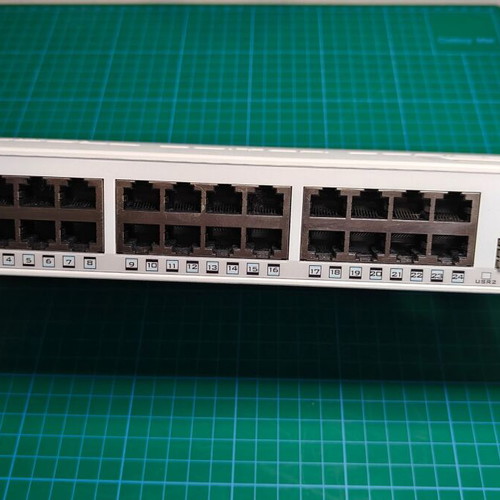 MikroTik CRS125-24G-1S-2HnD-IN Managed L3 Switch used with 24 ports