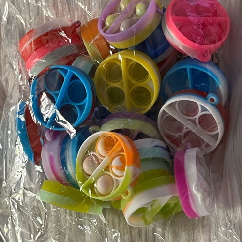Pop It Fidget set 24 pieces colorful stress relief toys new