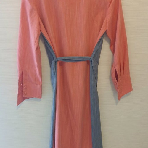 Assos dress two-tone gray with pink new, size S