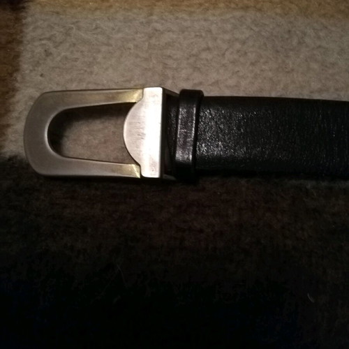 Leather belt 100 cm like new brown