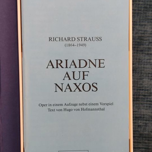 Richard Strauss Ariadne auf Naxos cassette tape new, classical
