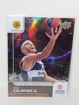 Nick Calathes Rainbow 2016 card like new, Panathinaikos