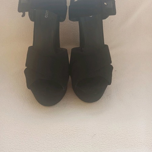 Migato high-heeled sandals used, size 38, black