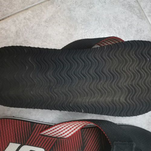 Jomix flip flops like new, size 41, black and white