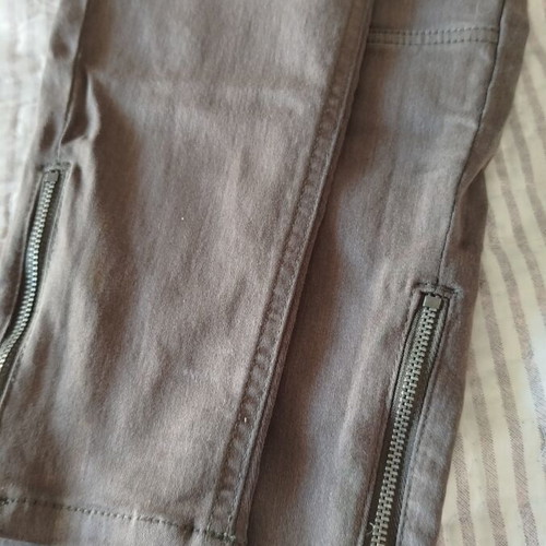 H&M maternity pants brown-grey, elastic