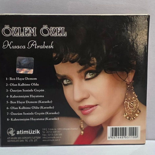 Ozlem Ozel Kisaca Arabesk CD used