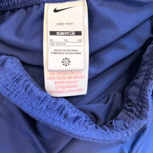 Nike FFF France Dri-FIT Strike sports pants used, navy blue, XL