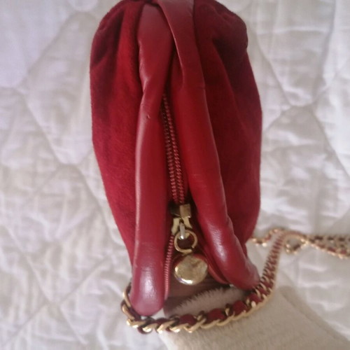 Small shoulder bag real leather like new