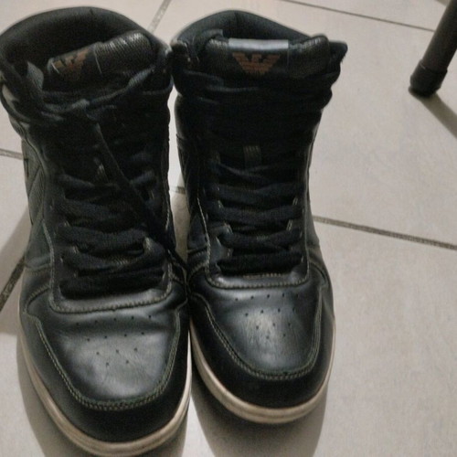 Emporio Armani leather boots size 44 like new