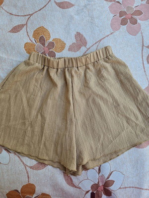 Linen shorts for girl 12 years like new, beige