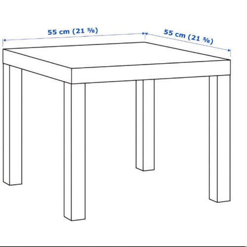 IKEA LACK coffee tables set of 3 like new, white and black
