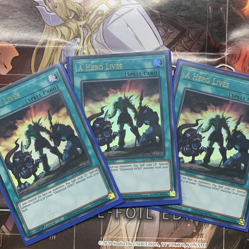 Yu-Gi-Oh! A Hero Lives 3x new spell cards