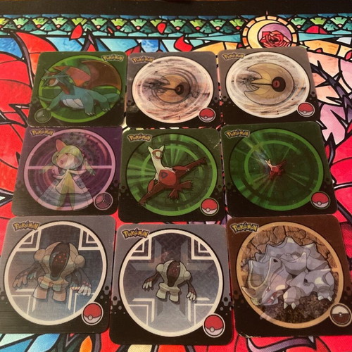 Pokemon Flix-pix 3d square cards 2005 like new