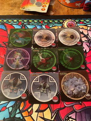 Pokemon Flix-pix 3d square cards 2005 like new