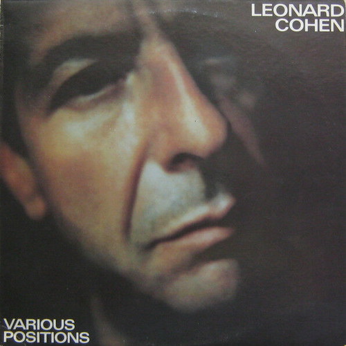 Leonard Cohen Various Positions vinyl record used, rock
