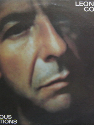 Leonard Cohen Various Positions vinyl record used, rock