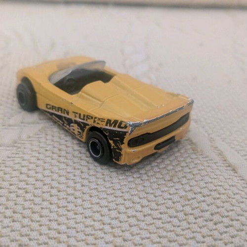 Majorette Gran Turismo toy car used, yellow