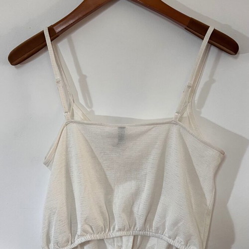 H&M top white thin fabric like new