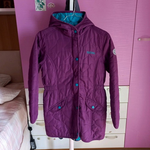 Regatta kids jacket purple like new for ages 10-12