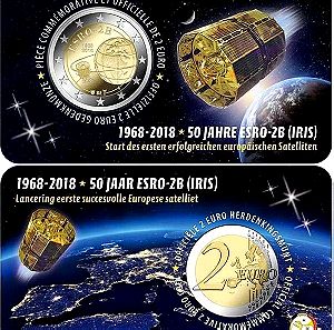 SAC Βέλγιο 2 Ευρώ 2018 UNC ESRO-2B (coincard)