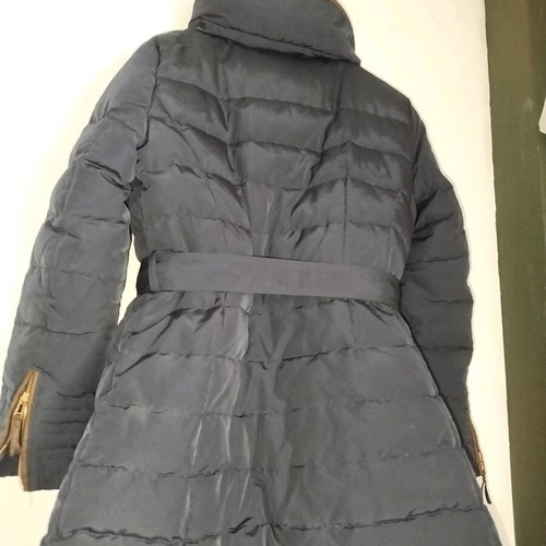 Zara women's long jacket with belts size XL-XXL like new, blue