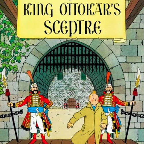 King Ottokar's Sceptre Tintin postcard like new